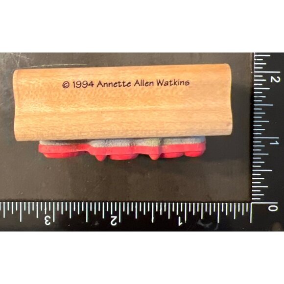 Easter Blessings To You Wood Mounted Rubber Stamp By Annette Allen Watkins D992 - Picture 5 of 5